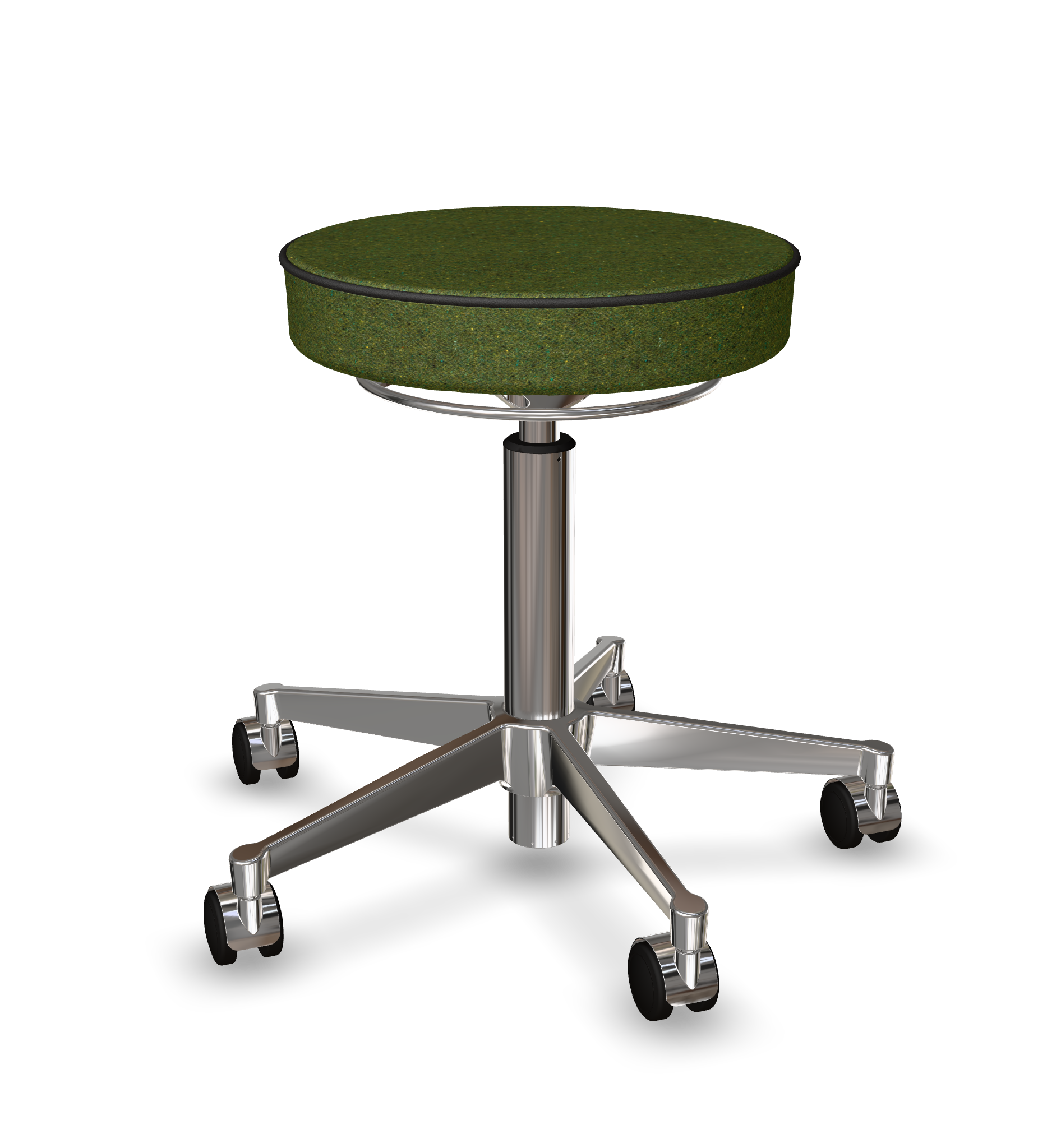 vl67-stool-classic-frame chrome-dotty green 22130-17-3259267S25
