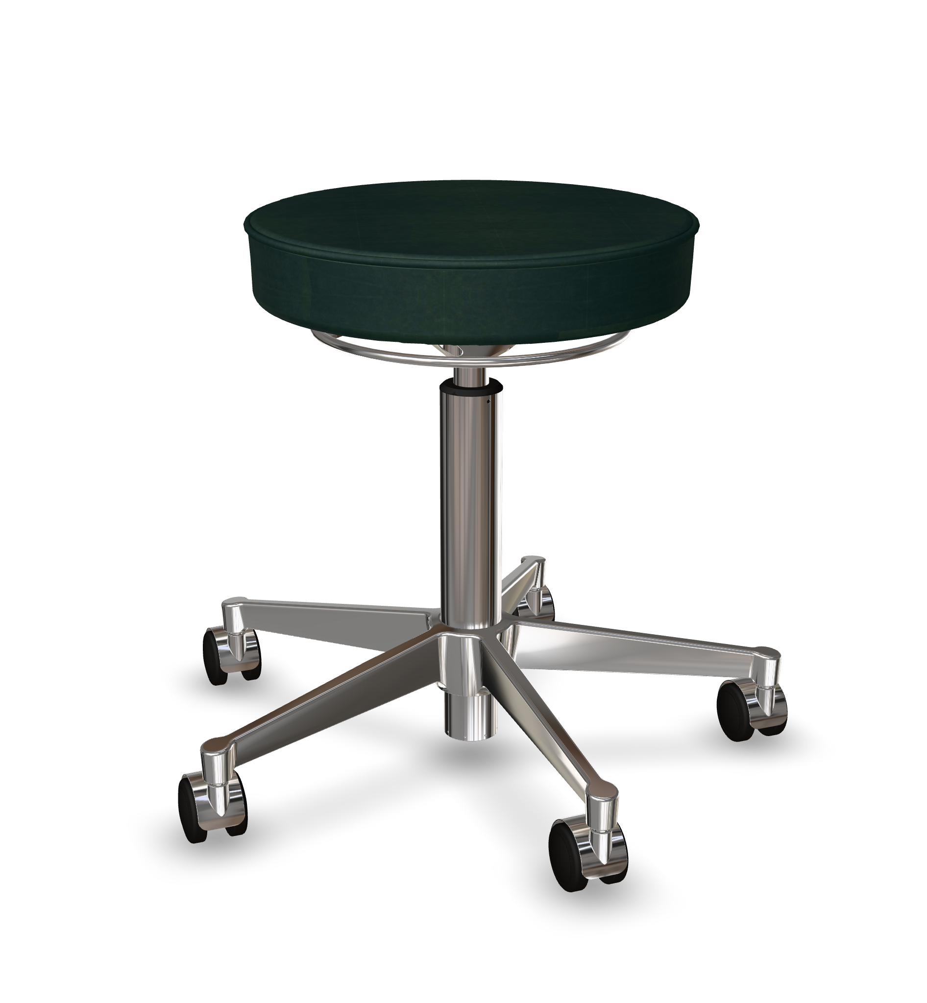 vl67-stool-classic-frame chrome-seat dunes racing green 21005-3259267117