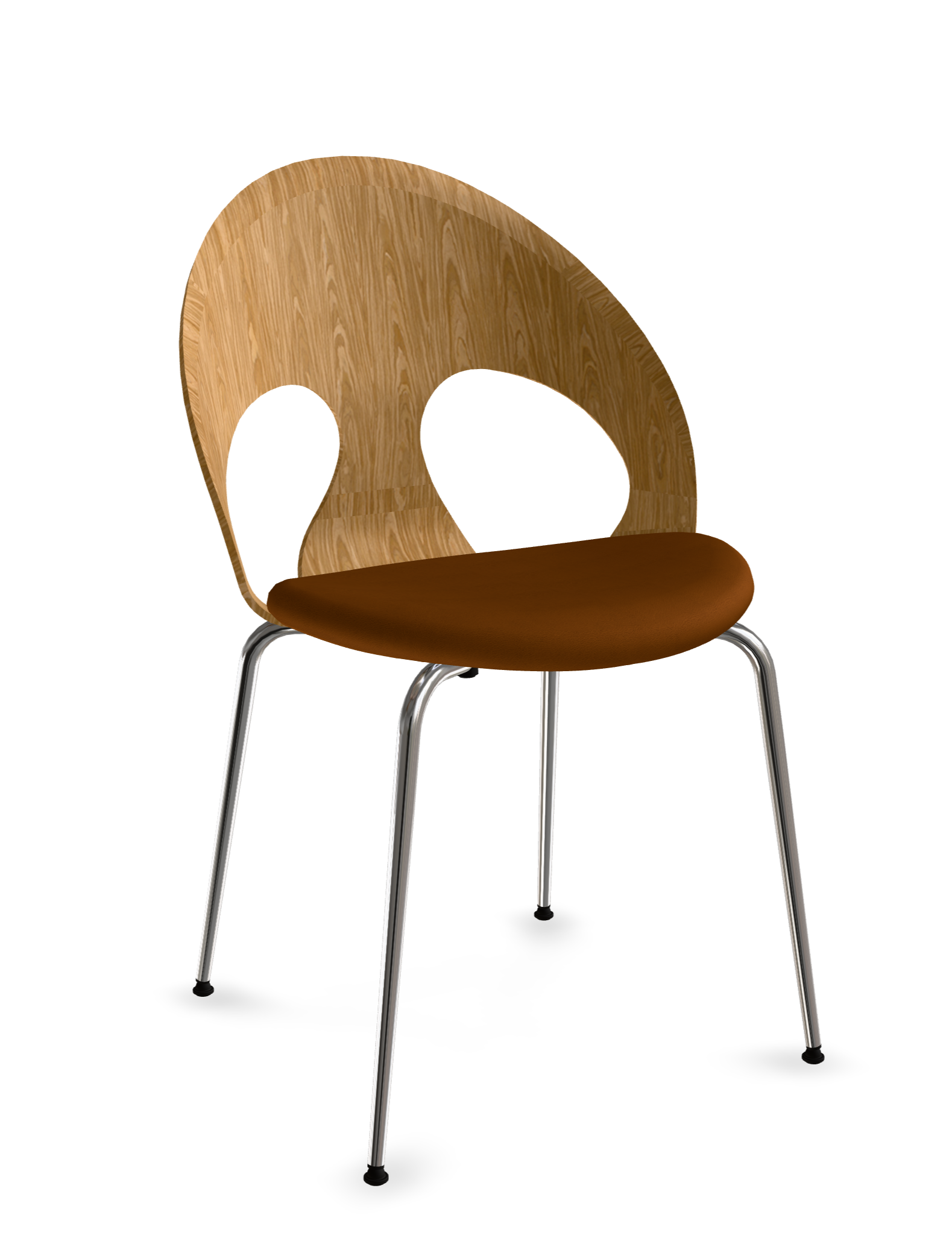vl110-classic-frame chrome-seat savanne walnut 30322-back oak nature-101440103