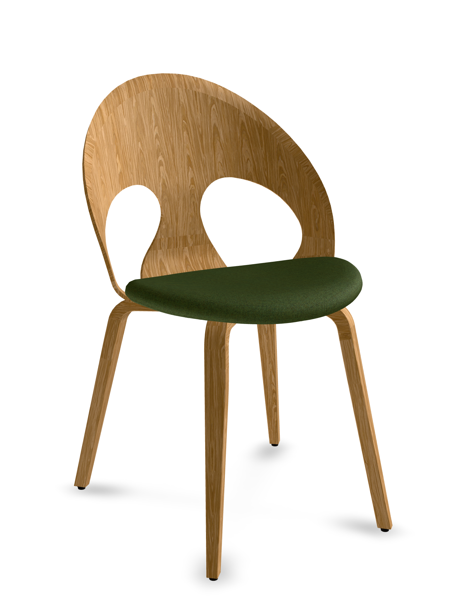 vl110-classic-frame oak nature-seat dotty green 22130-17-back oak nature-101445S14