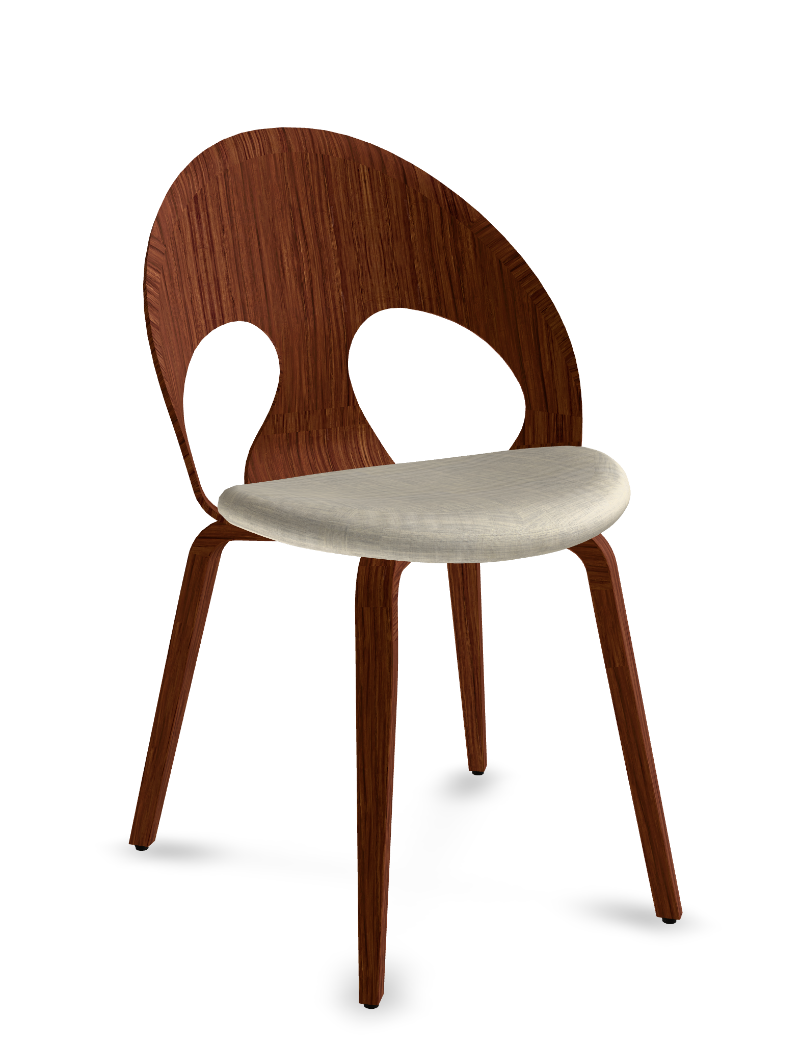 vl110-classic-frame walnut-seat canvas sand 114-back walnut-101643S18