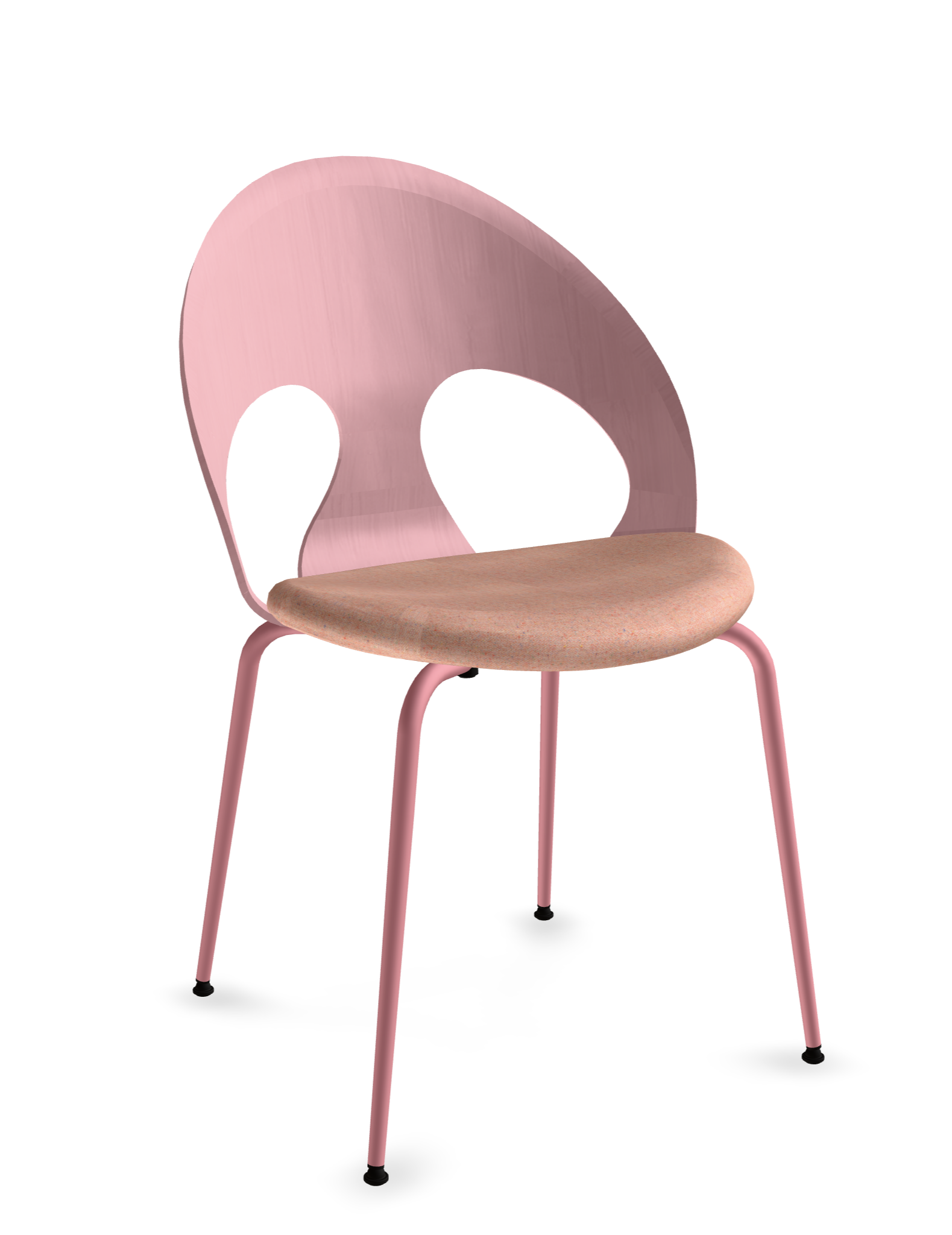 vl110-modern-frame pink ral 3015-seat dotty light red 22130-26-back pink ral 3015-10B2E2S26