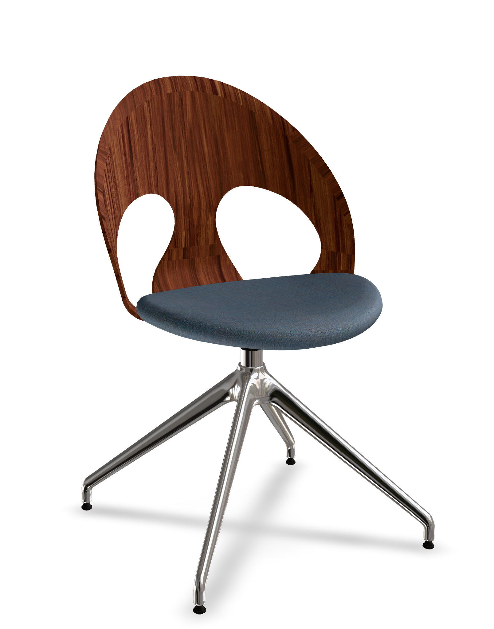 vl111-classic-frame-chrome-seat-canvas-734-backrest-walnut-1116420S39