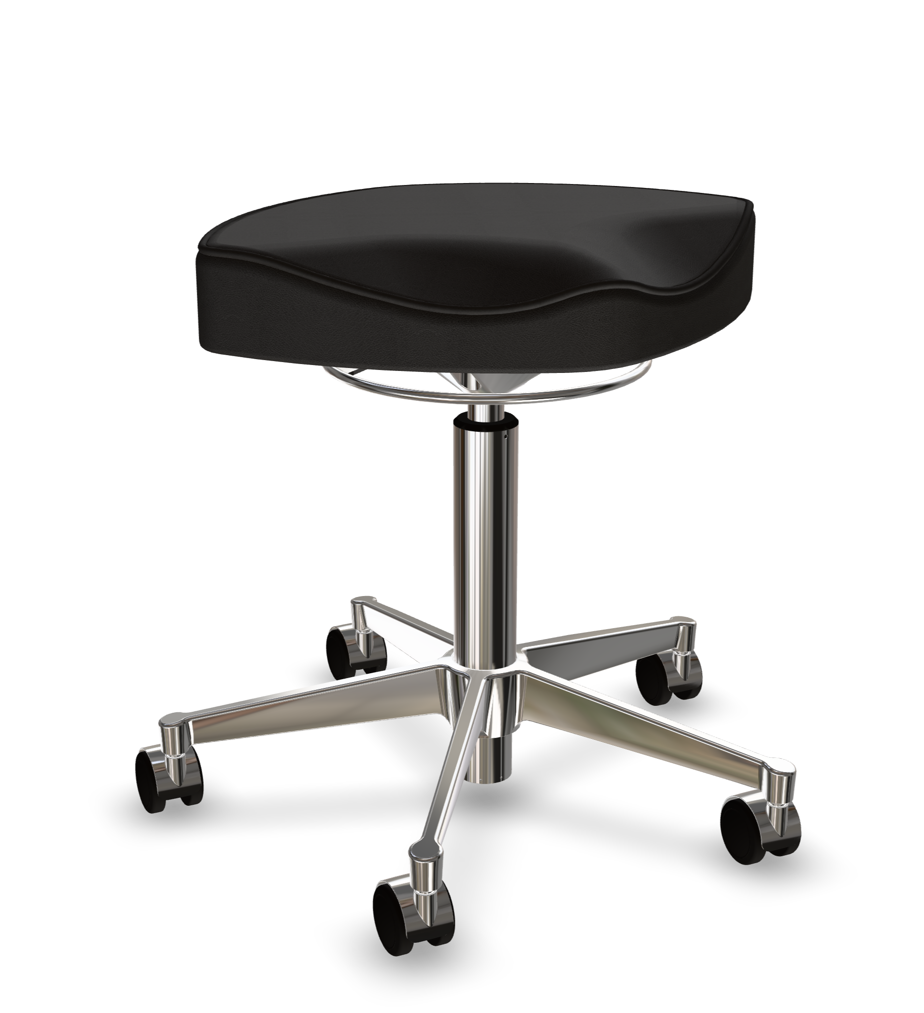 vl70-stool-classic-frame chrome-seat savanne black 30314-324667102