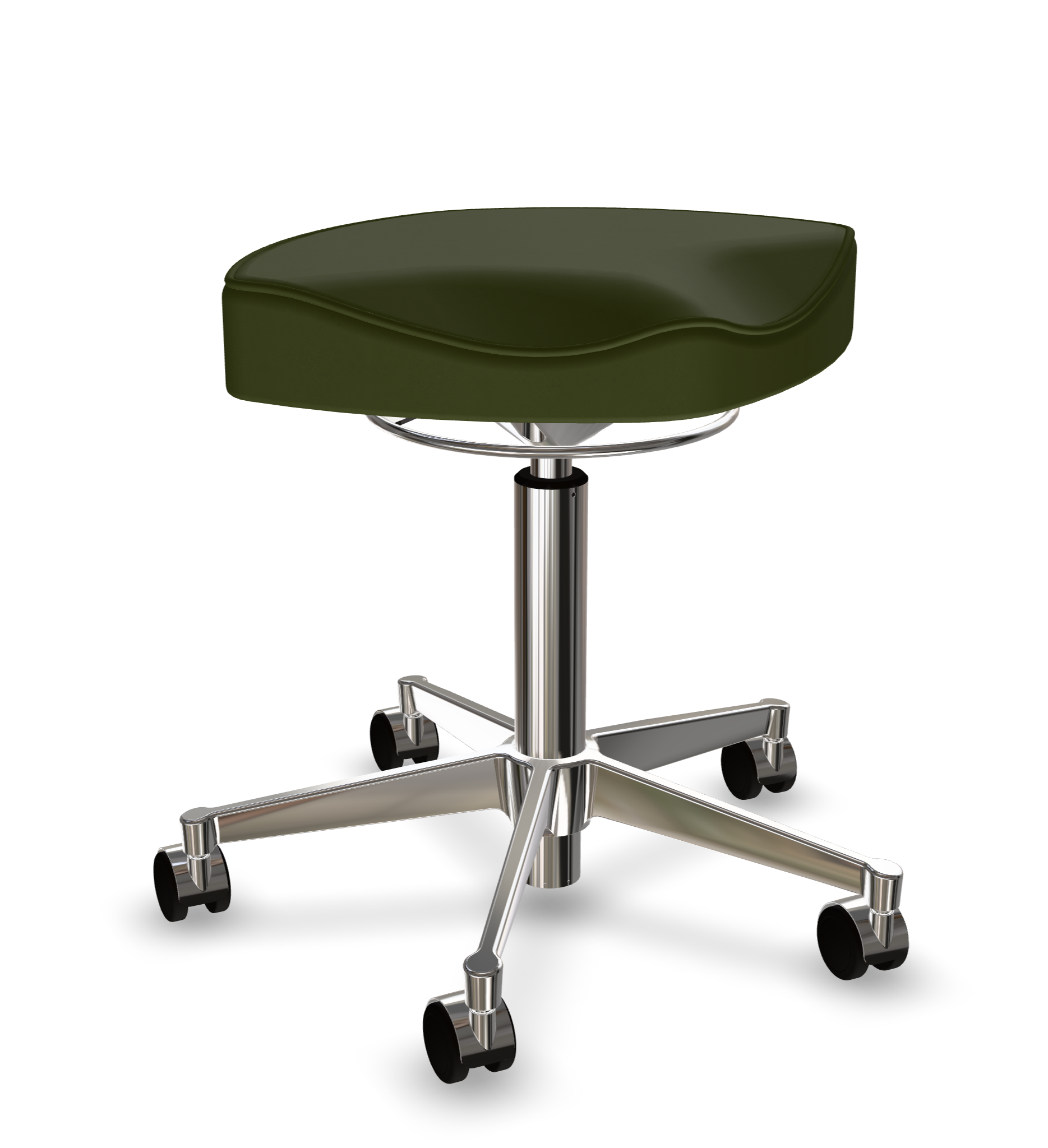 vl70-stool-classic-frame chrome-seat spectrum cactus 30081-324667S44