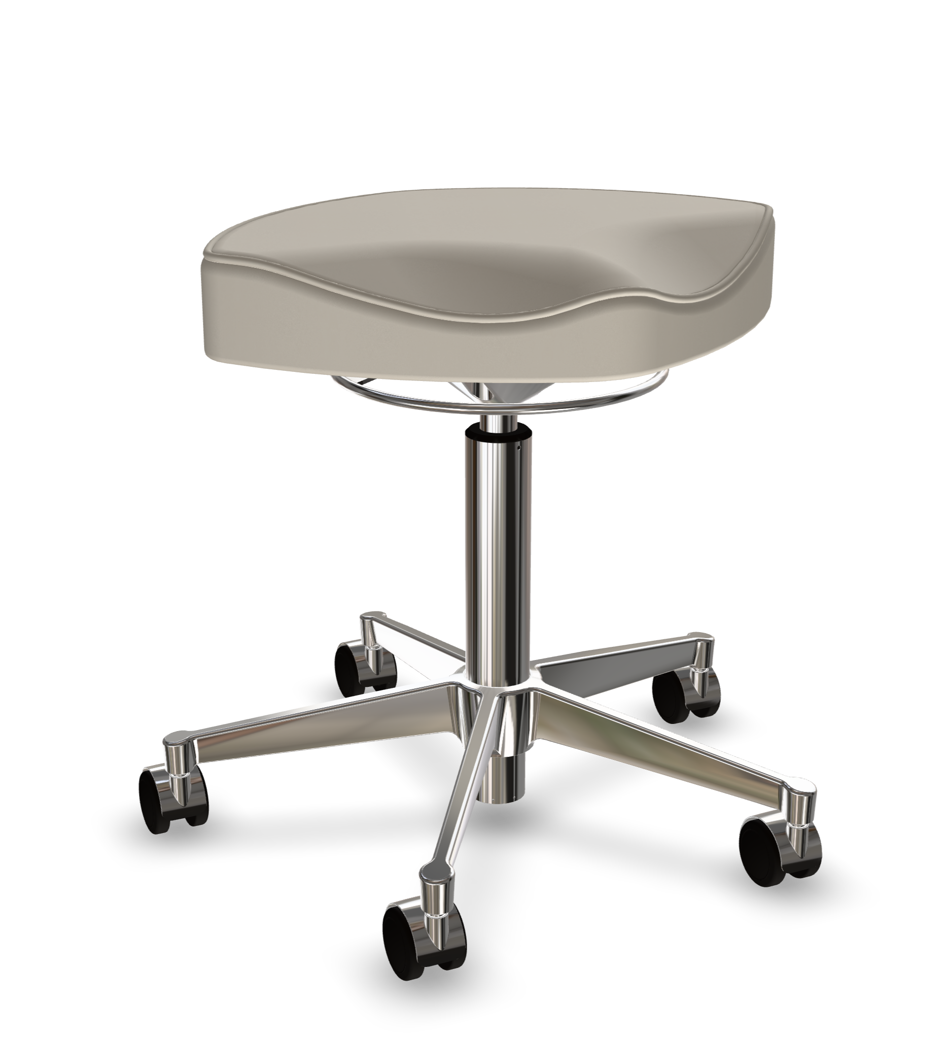vl70-stool-classic-frame chrome-seat spectrum moon 30077-324667S43