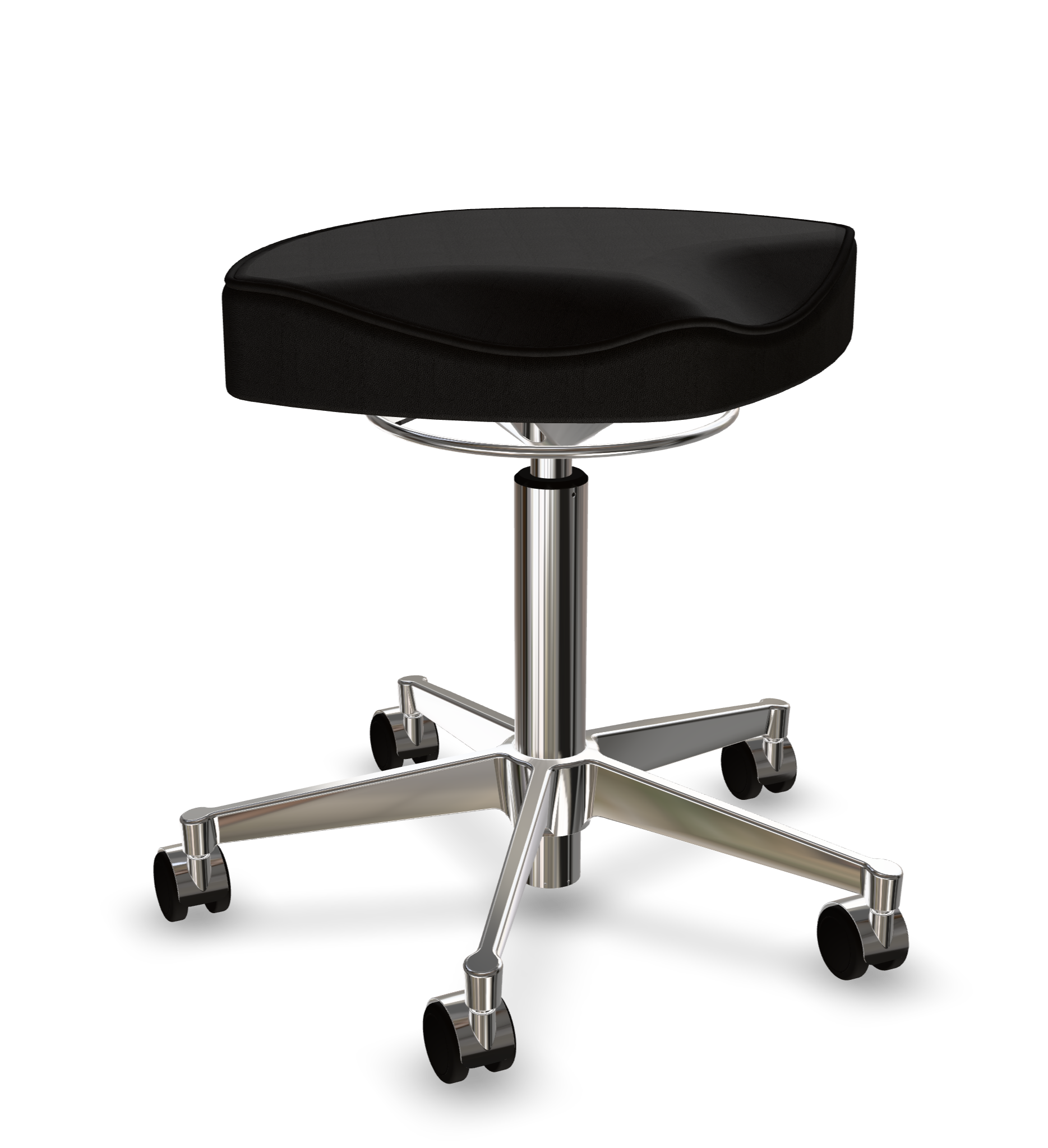 vl70-stool-classic-frame chrome-seat ultra black 41599-324667160